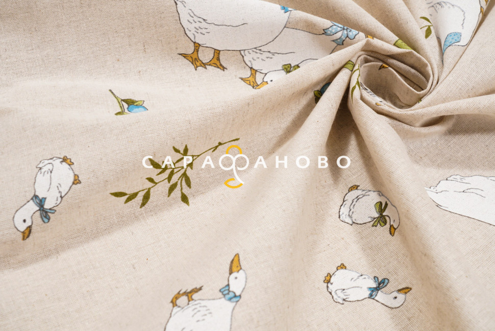 2-21 ( 1640) Ткань п/лён кисл. 140 гр. ш. 150 ДАТ.ГУСЬ КОМП. в 2