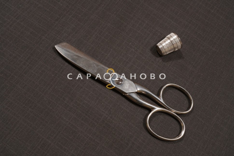 Ткань Поплин 220 см рис. 28295/2 Вояж кофе (компаньон)