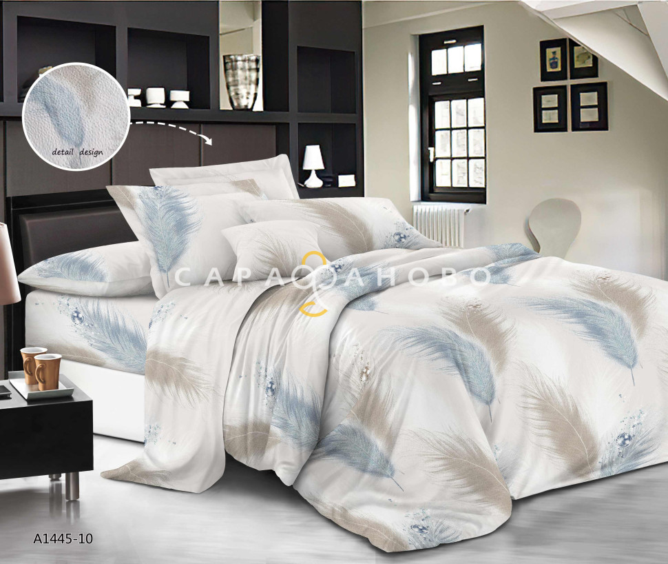 Полисатин набивной 220 см 80 гр рис 1445-10