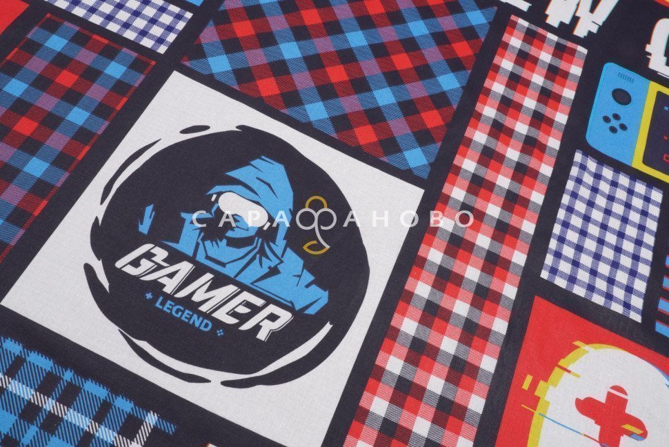Ткань Перкаль 150 см Game рис 13111 вид 1 На отрез