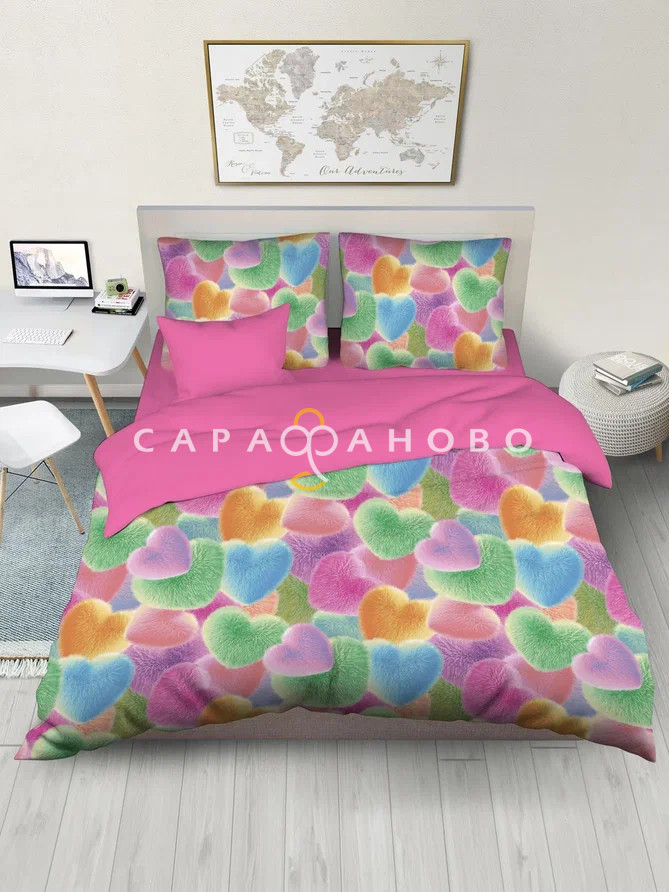 Ткань Поплин 150 см 110 гр рис Флаффи 500551/1