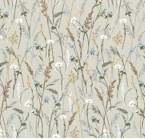 2-21 Ткань п/лён кисл.140гр. ш. 150 Полевая ромашка