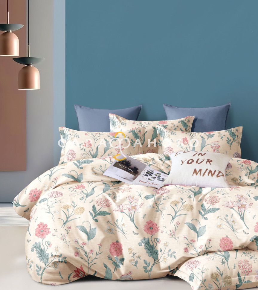 Ткань Сатин Твил набивной 235 см. 115гр. А+В рис.11