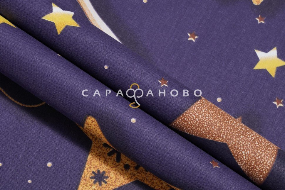 Ткань поплин 220 см рис. 23088-1 Заветное желание (основа)