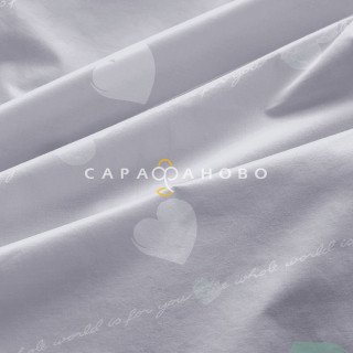 Ткань Бязь Комфорт 220 см 120 гр рис 7124 вид 3 "Притяжение" 