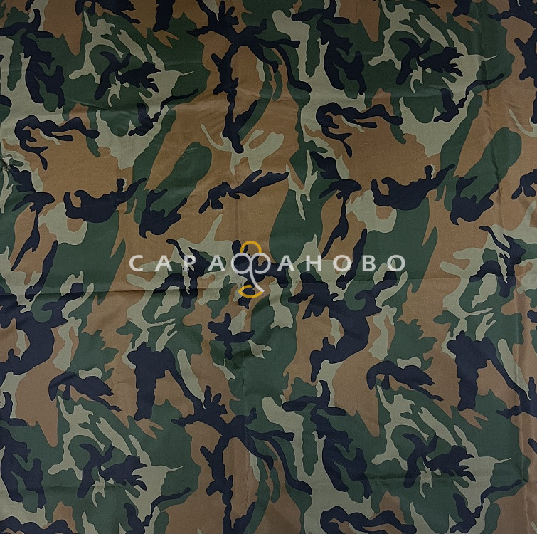 Ткань Оксфорд 200 кмф 150 см рис нато светл. коричн. (кмф)