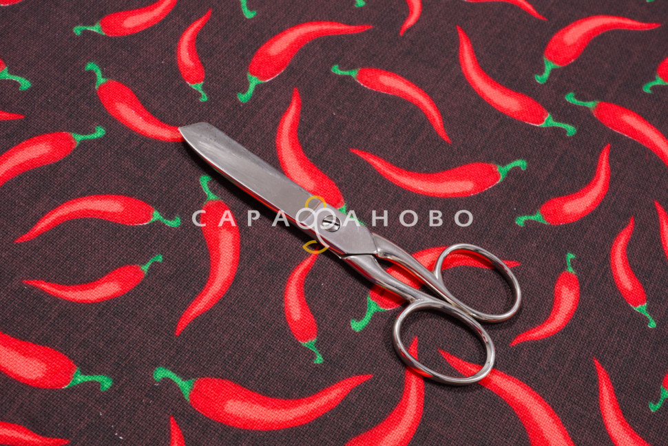 Ткань Рогожка 150 см 170 гр рис Перчики 502250/1