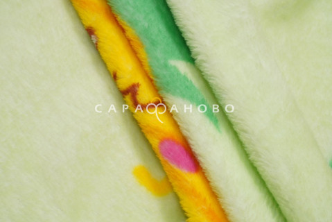 Ткань Велсофт (Аэрософт) 205 см рис Авокадо зеленый