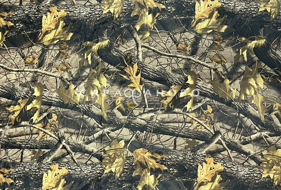 Ткань Оксфорд 200 кмф 150 см рис осенний лес ly-38