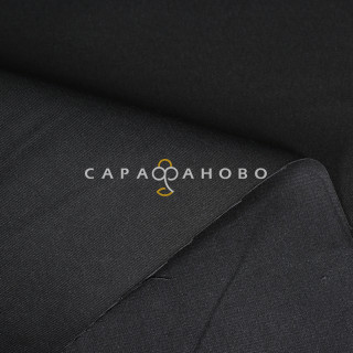 Ткань Твил 150 см 250 гр Черный 9