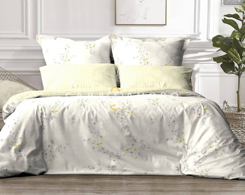 Ткань Сатин 220 см рис. 12402-1 Ванесса (компаньон)