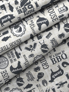 Комплект подушек на стул с тафтингом квадратных Унисон 33020-1 BBQ