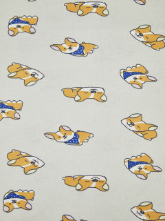 Ткань Теплый хлопок (Фланель) 180 см 170 гр диз Корги