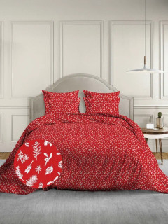 Ткань Бязь наб 220см Миледи Люкс рис 70855/3 Дымка компаньон 