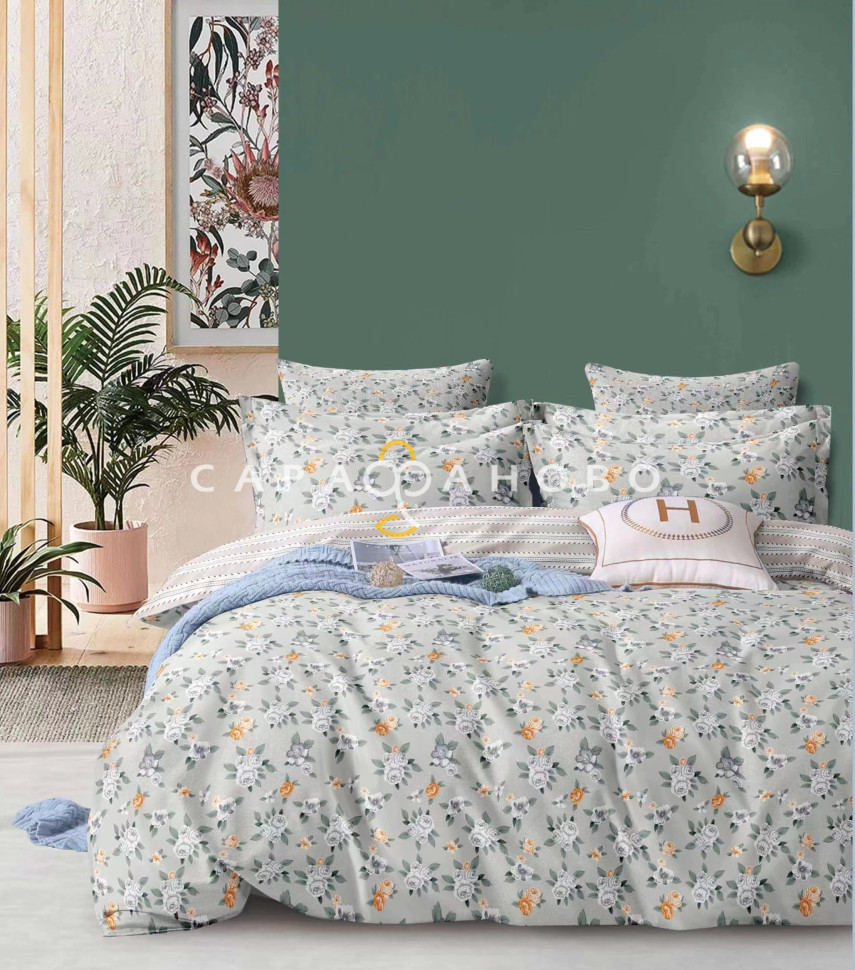 Ткань Сатин Твил набивной 235 см. 115гр. А+В рис.8