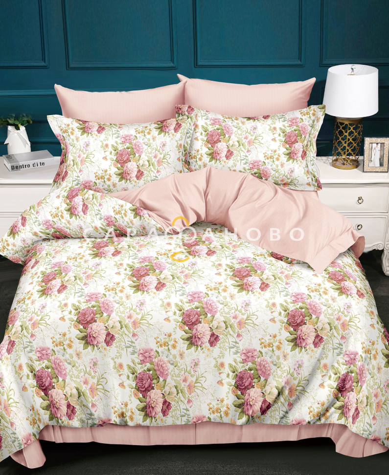 Ткань Сатин Твил набивной 235 см. 115гр. А+В рис.9