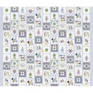 Ткань Рогожка 150 см рис. 11795-1 Хюгге