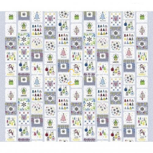 Ткань Рогожка 150 см рис. 11795-1 Хюгге