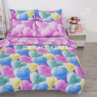 Ткань Бязь 220 см 120 гр рис. Шерри рис. 13363-1	
