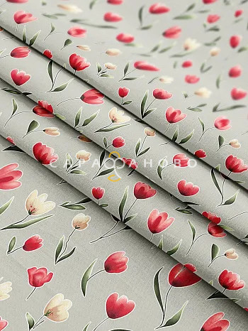 Ткань Бязь 220 см 142гр набивная рис 21879-1