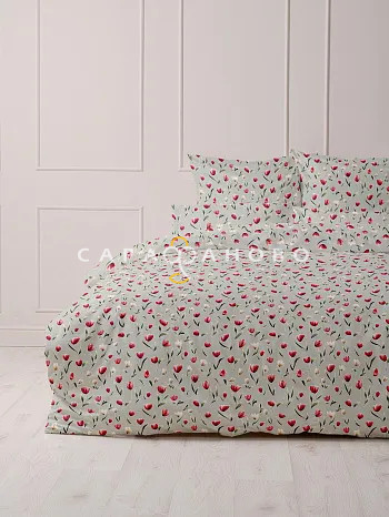 Ткань Бязь 220 см 142гр набивная рис 21879-1