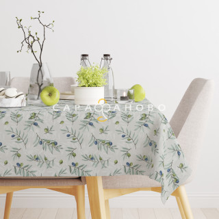 Ткань Рогожка 150 см 170 гр рис. Долина 7675