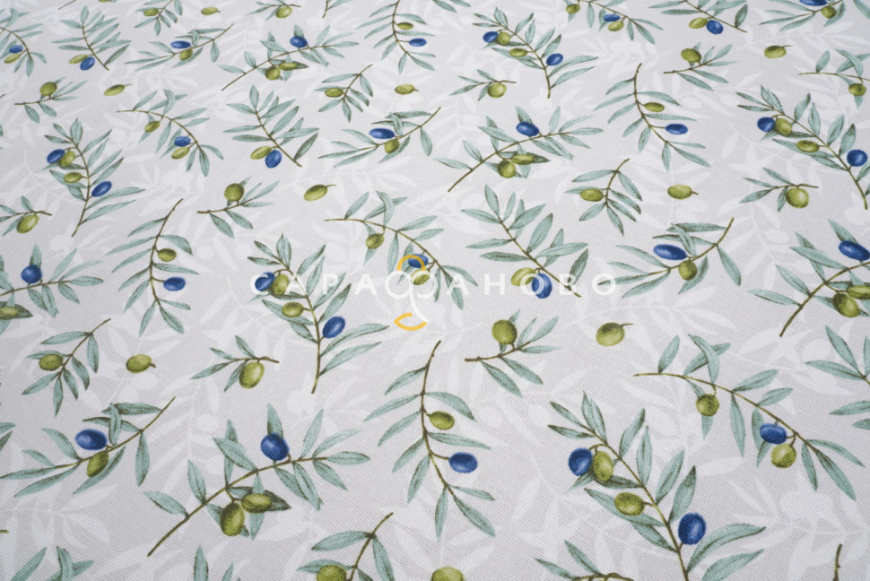 Ткань Рогожка 150 см 170 гр рис. Долина 7675