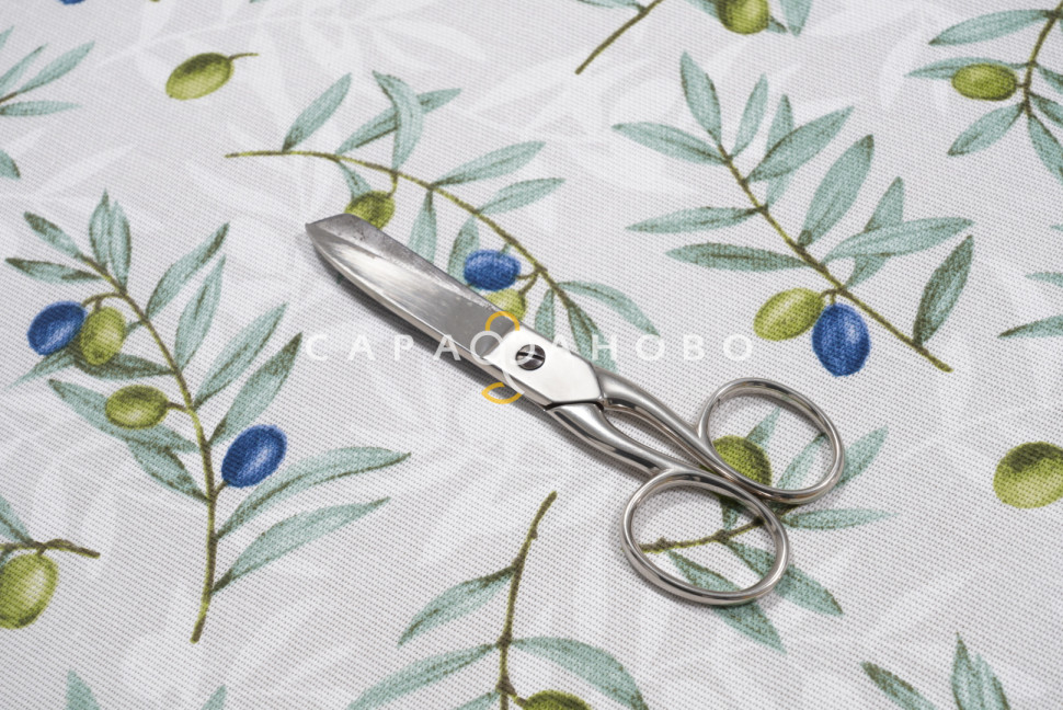 Ткань Рогожка 150 см 170 гр рис. Долина 7675