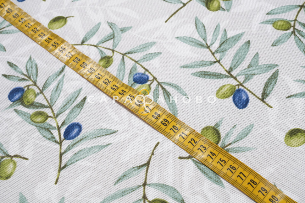 Ткань Рогожка 150 см 170 гр рис. Долина 7675