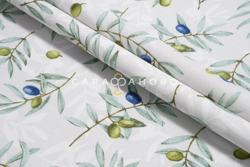 Ткань Рогожка 150 см 170 гр рис. Долина 7675