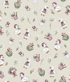 2-21 Ткань п/лён кисл. 150 см 140 гр рис ГУСИ-ПРОВАНС в. 1