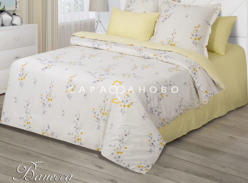Ткань Сатин 220 см 120 гр рис Ванесса (основа)