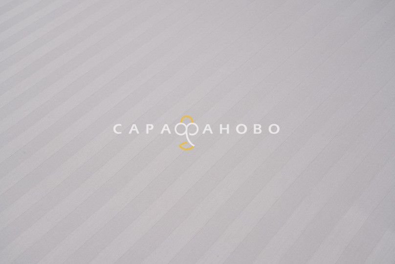 Ткань Сатин Страйп 1х1 250 см 120 гр цвет Серый 86063/13