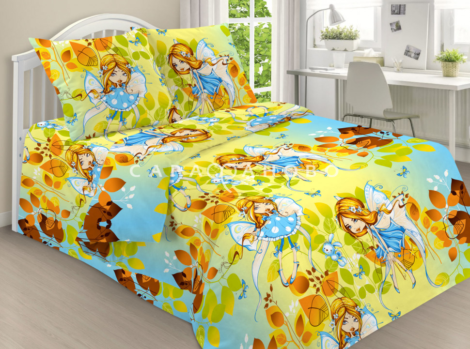 Ткань бязь 150 см 120 гр рис 1789/1 детская