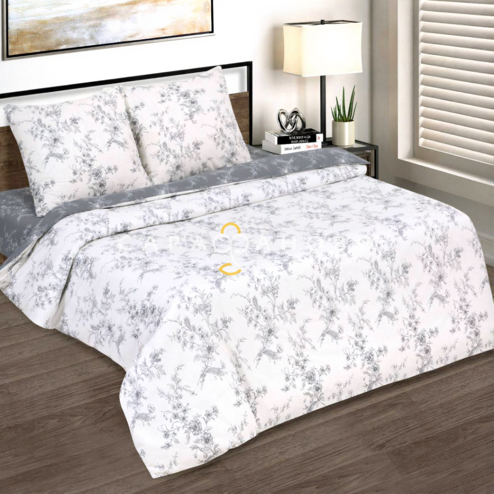 Ткань поплин 220 см рис. 20641-1 Луара (основа)