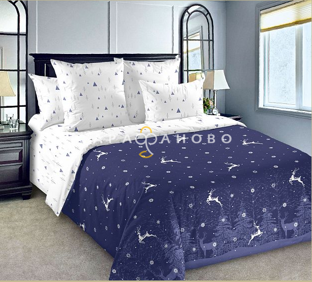 Ткань Перкаль 220 см рис. 209441 Дух леса 1 (основа)