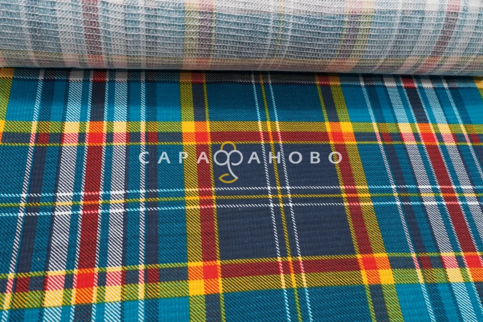 Ткань Полотно вафельное 50 см рис 5650 вид 5 Фокстрот (На отрез)