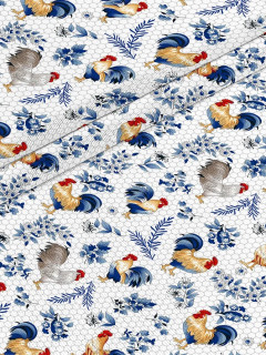 Ткань Вафельное полотно 150 см 155 рис Кочеток 500170/1 