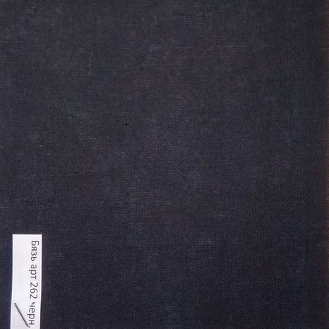 Ситец черный ш. 80 см плот. 70 г / м2