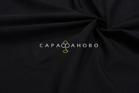 Ткань Рогожка 150 см 272 гр 122ч/603 Черная