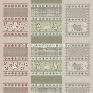 ткань рогожка 150 см "Хавроша" рис 11067-1