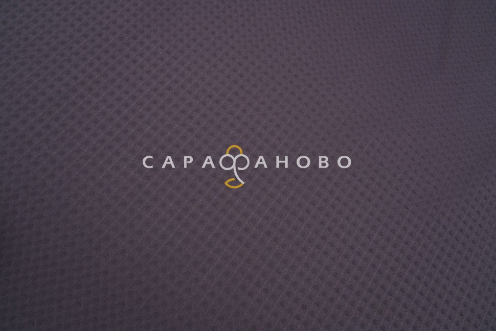 Ткань Вафельное полотно 150 см рис. 39001 Графит (1х1см)