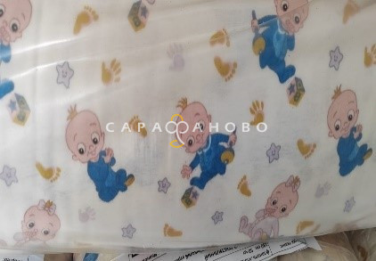 Ткань Теплый хлопок (Фланель) 125 см 170 гр диз Карапузы