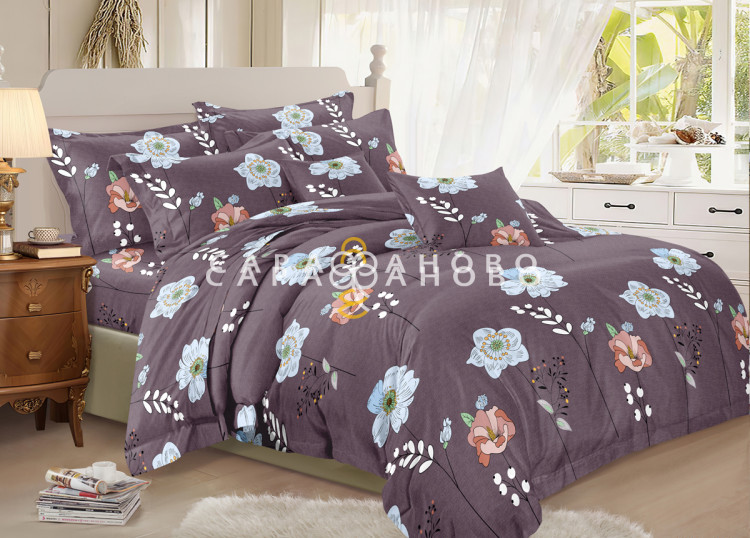 Ткань Полисатин 220 см. 90 гр. Цветы