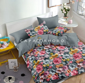 Ткань Поплин 220 см 115 гр А+В рис 1666