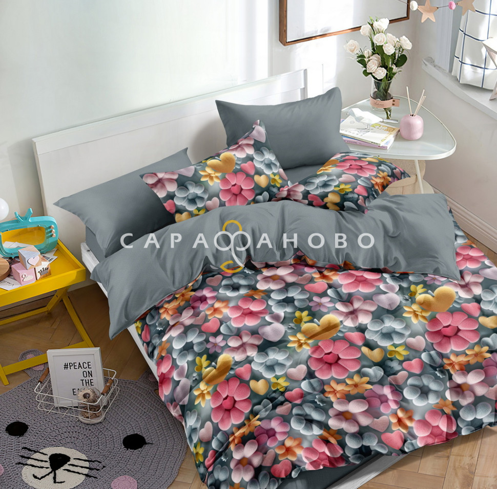 Ткань Поплин 220 см 115 гр А+В рис 1666