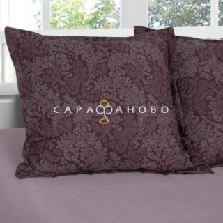 Ткань поплин 220 см "Вирджиния" шоколад рис 11573  вид  3 компаньон