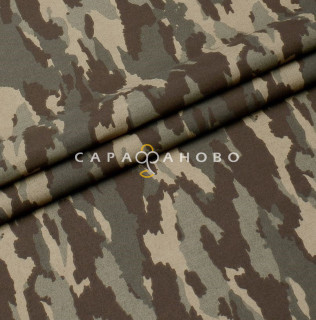 Ткань ТиСи 150 см 120 гр КМФ 80/20 ВО диз Бежевый тигр 017 1 - копия