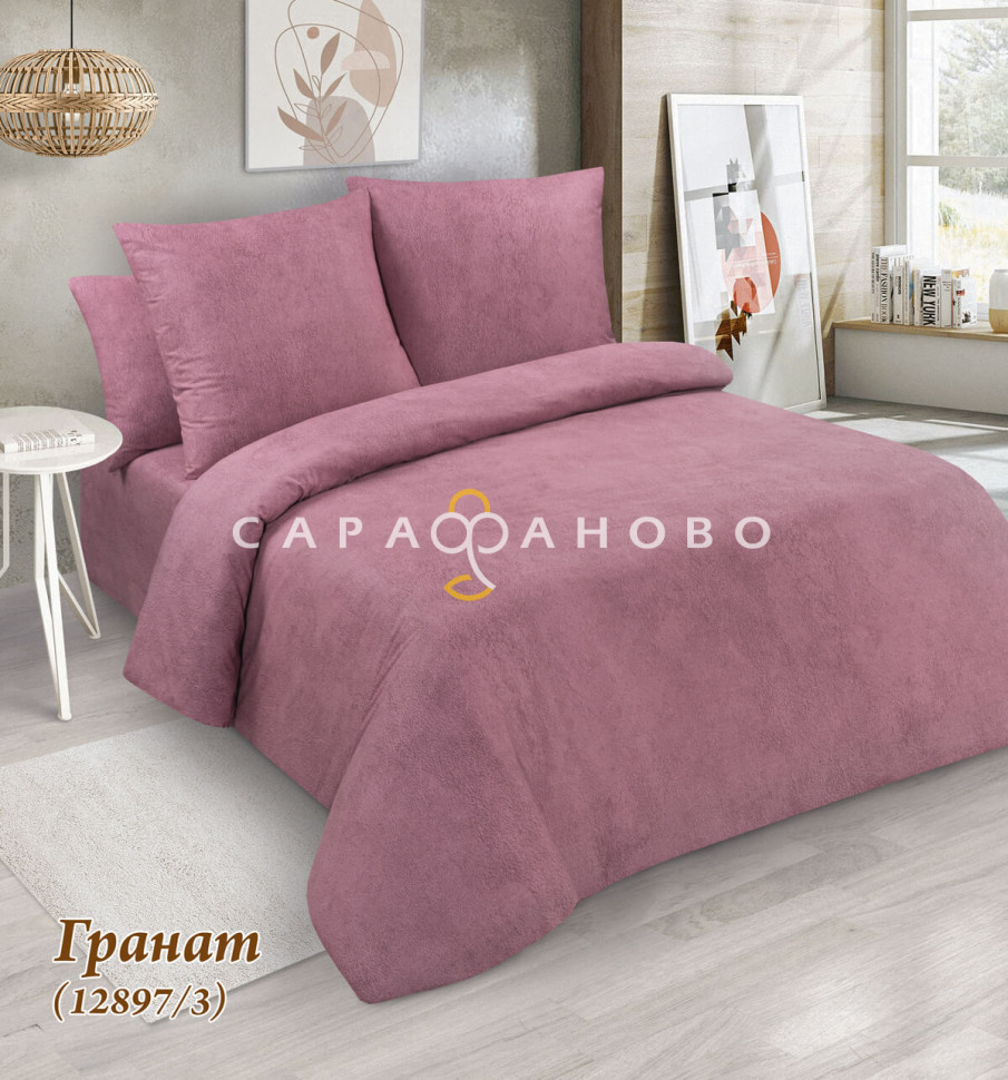 Ткань бязь 220 см 120 гр рис. Гранат 12897\3