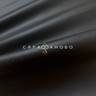 Ткань Таффета, подкладочная 150 см. 65 гр. ветрозащитная 290Т, Черная